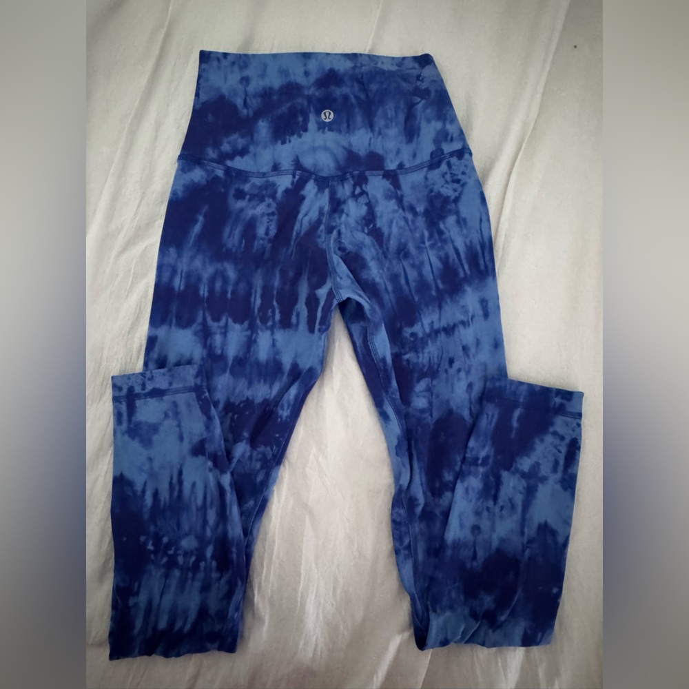 Lululemon align Blue Tie-Dye Leggings